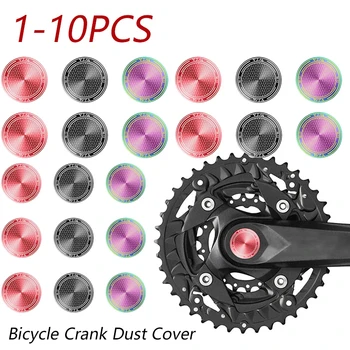 Пылезащитный чехол для велосипедной рукоятки из алюминиевого сплава, винтовая крышка коленчатого вала с 2 резиновыми кольцами, крышка полого диска для горного шоссейного велосипеда