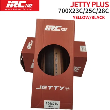 Японская велосипедная шина IRC Jetty plus Внешняя шина для шоссейного велосипеда 700 *23 25 28C Складная шина с желтым краем, шины для шоссейного велосипеда, стальная шина