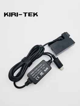 Преобразователь PD USB-C LP-E8 Фиктивный Аккумулятор DR-E8 DR E8 Соединитель постоянного тока Подходит для Canon EOS Rebel T5i T4i T3i T2i Kiss X7 X6