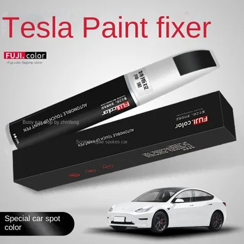 Подходит для Tesla model3 paint touch-up pen black white modelY/3 Аксессуары для Roadster автомобильная краска boss ремонт крышки ступицы колеса