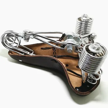G46 Производство Верхнего Слоя Из Воловьей Кожи Ручной Работы В стиле Ретро Ручной Работы С Высокой Несущей способностью, Усиленный Пружинный Металлический Каркас Велосипедного Седла