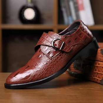 2023 Винтажная мужская официальная обувь, повседневная кожаная обувь, деловые Свадебные лоферы, модная однотонная дышащая мужская офисная обувь