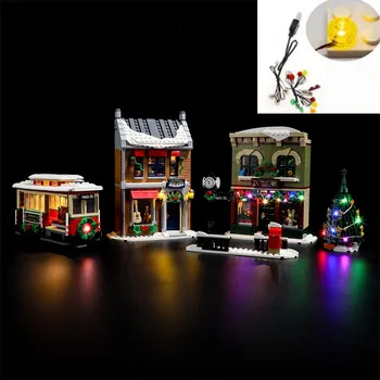Комплект USB-подсветки для LEGO 10308 Holiday Main Street Building Blocks Brick-не включает модель Lego