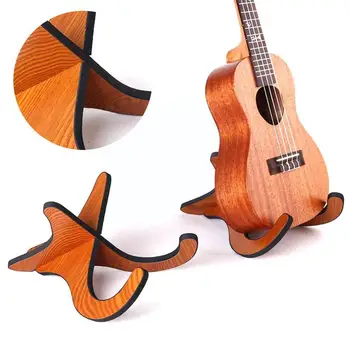 Держатель гавайской гитары Подставка для гавайской гитары Деревянная Подставка для аксессуаров для гитары K0P6