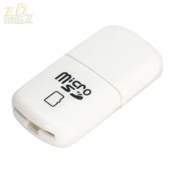 хорошее качество sim-карты Visit Reader Mini USB 2.0 для Micro SIM TF карты Адаптер Подключи и Играй Красочные 300 шт./лот