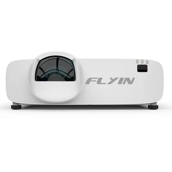 Flyin 5500 Люмен Короткофокусный Лазерный Проектор 3lcd Для Школьного Образовательного Smart Full Hd Офисного Конференц-Зала 4k Проектор