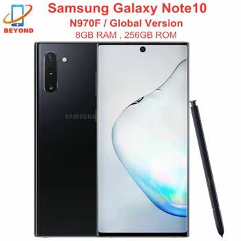 Samsung Galaxy Note10 Note 10 N970F 256 ГБ ROM 8 ГБ RAM Глобальная версия Octa Core 6.3 