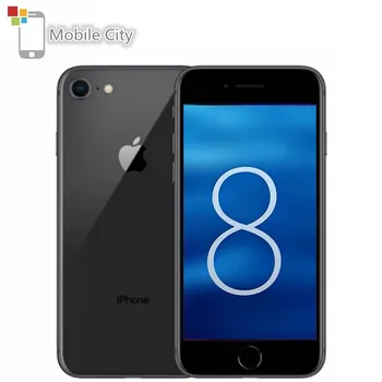 Разблокированный Смартфон Apple iPhone 8 Apple A11 с шестиядерным процессором iOS 11 12-Мегапиксельной Камерой 4,7-дюймовым Сенсорным экраном Touch ID 4G LTE Мобильный телефон