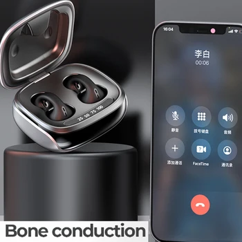 Для OnePlus 10R One Plus Ace Oneplus Nord 2T Nord CE2 lite Беспроводные Наушники с Костной Проводимостью Bluetooth 5.3 Зажим для Ушей с микрофоном