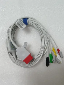 ЭКГ-кабель Bionet BM5 с 5 выводами, АГА, красный, 12-контактный, новый, совместимый
