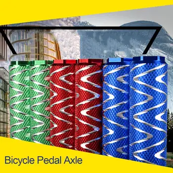 Алюминиевая педаль для горного велосипеда, противоскользящая Подножка для передней задней оси, Фиксаторы для ног, Рычаг цилиндра BMX, Аксессуары для велосипеда