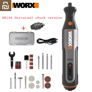 Youpin Worx 4V/8V Роторный Инструмент USB Зарядное Устройство WX106/WX750 Беспроводные Мини-Гравировальные Шлифовальные Полировальные Электроинструменты с Переменной Скоростью вращения + ACC