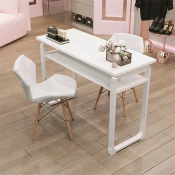 Маникюрный стол в японском стиле, Современный Простой Минималистичный Белый Маникюрный стол, Салонная мебель, Экономичный Набор стульев для макияжа, стол для ногтей