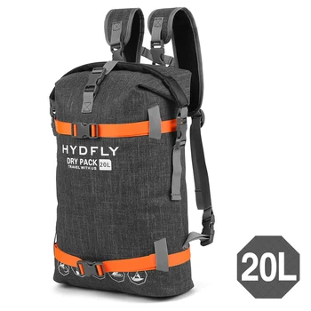 Водонепроницаемый сухой мешок, сумка для плавания объемом 10 л / 20 л, сумка для рафтинга, каякинга, речного треккинга, Плавающий Парусный треккинговый рюкзак
