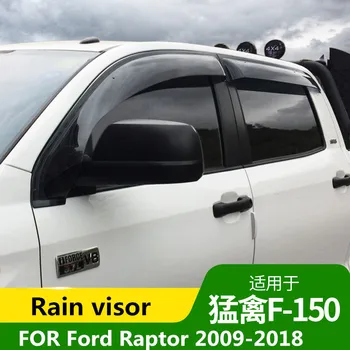 Автомобильный козырек от дождя для Ford Raptor F150 2009-2018, мигалка для бровей от дождя, модифицированные внедорожные аксессуары