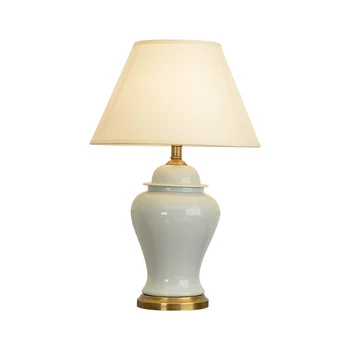 Простая современная Очень большая настольная лампа для гостиной, Прикроватная лампа для маленькой спальни, Украшение кабинета, Медная настольная лампа