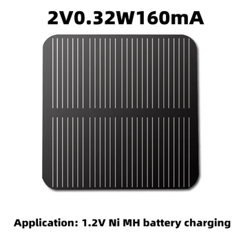 0,32 Вт 2 В 160 мА Солнечная батарея DIY Модуль солнечной панели Зарядное устройство для телефона с аккумулятором 1,2 В