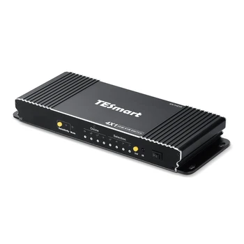 Высококачественный KVM-Переключатель TESmart hdmi usb с поддержкой 4k @ 60hz L/R Аудио С Эмулятором EDID 1in 4 out 4-портовый HDMI KVM-Переключатель