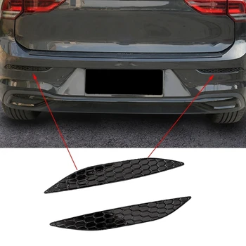 2шт Светоотражающая наклейка на задний бампер в виде сот для VW Golf MK7 7R /Rline 2014-2018 Полосы на заднем бампере