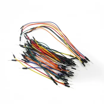 65 шт./лот Смарт-электроника Соединительный кабель от мужчины к мужчине Гибкие соединительные провода для макетной платы Arduino DIY Starter Kit