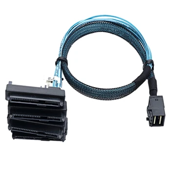 Mini SFF-8643-серверный кабель для жесткого диска 4X29Pin SFF-8482 3,33TF/1 М