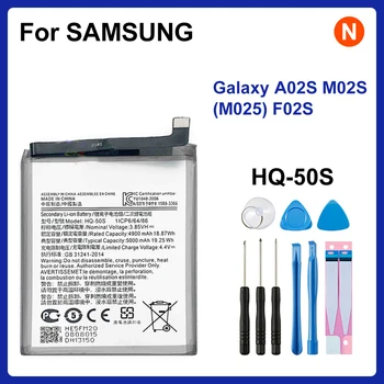 SAMSUNG Оригинальный HQ-50S 5000 мАч Сменный Аккумулятор Для SAMSUNG Galaxy A02S M02S (M025) F02S Аккумуляторы Для мобильных Телефонов + Инструменты